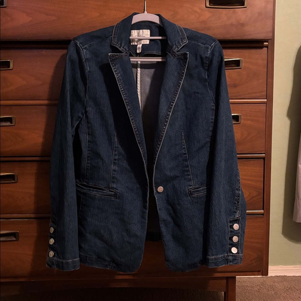 Jessica Simpson Denim Blazer. Size S